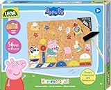 Lena® Hammerspiel Peppa Pig – Kreatives Set mit 44 bunten Plättchen,...