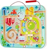 HABA Magnetspiel Stadtlabyrinth – Interaktives Lernspielzeug für Kinder...