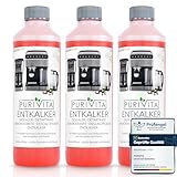 PURIVITA® Universal Entkalker Kaffeevollautomat [3x750ML] -...
