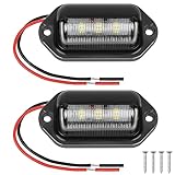 URAQT LED Kennzeichenbeleuchtung, 2 x 6500 K Kennzeichenleuchte 400Lm...