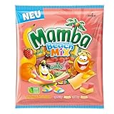 Mamba Beach Mix – 1 x 160g – Fruchtige Kaubonbons mit Mamba Beach...