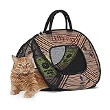 SportPet Designs Katzentragetasche, aufklappbar, Muster