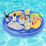 Keaistar Aufblasbarer Poolbar 2 in1 Getränke und Snackhalter 8 Löcher...