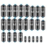 SIRLOMU 25Stück Angelgewichte Kit, Angeln Angel Bleie Set, Abnehmbare...