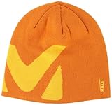 Millet Logo Beanie One Size, Orange/Abendrot im Zickzackmuster (Sunset...