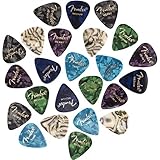 Fender 351 Shape Premium Celluloid Picks 24 Count Multi-Colour Guitar Picks