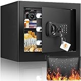 25L Safe Tresor Feuerfest für Zuhause, mit feuerfester Tasche, Digitaler...