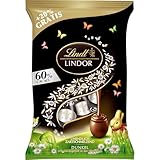 Lindt & Sprüngli LINDOR Eier 60% Kakao 108g | Edelbitter Schokolade mit...