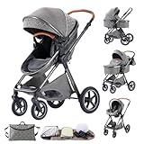 BEBBY Kinderwagen, Standard-Kinderwagen, Kinderwagen 3 in 1,Kinderwagen mit...