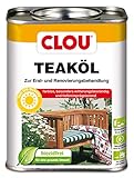 Clou Teaköl: Holzöl zum Imprägnieren, Auffrischen & Pflegen, Innen &...