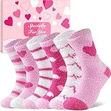 Niofind Kuschelsocken Damen, 6 Paar Winter Warme Flauschige Socken Dicke...
