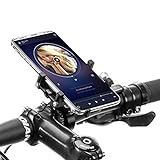 ROCKBROS Fahrrad Motorrad Handyhalterung für 4.2-6.8 Zoll Smartphone 360°...