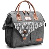 Lekesky Lunchtasche Isolierte Kühltasche für Frauen Auslaufsichere weit...