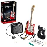 LEGO Ideas Fender Stratocaster, DIY-Gitarren-Kit, Modell-Musikinstrument...