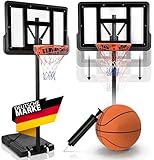 CAPRISPORTS® Basketballkorb Outdoor [höhenverstellbar: 135-305 cm] für...