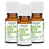 alkmene Mein 100% reines Teebaumöl 3x 10 ml vegan & klimaneutral -...