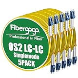 OS2 LC/UPC auf LC/UPC Glasfaser-Patchkabel, Simplex Singlemode,...