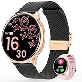 RifePhi 2024 SmartWatch Damen mit Telefonfunktion, runde 1,39'' Full Touch...