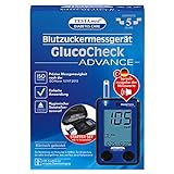 TESTAmed Glucocheck Advance Blutzuckermessgerät, Einfach, Schnell Und...