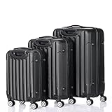 Bonnlo Kofferset 3 Teilig, Hartschale Koffer Set, Reisekoffer mit 4 Rollen...
