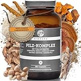 QIDOSHA® Pilz Komplex Kapseln, 180 Stk im Apothekerglas, hochreine...