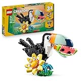 LEGO Creator Wilde Tiere: Tropischer Tukan - 3-in-1-Spiel Tier verwandelt...