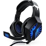 CSL - Gaming Headset für PC - inkl. Mikrofon Kopfhörer - USB Gamer...