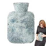 Wärmflasche, Heizkissen für Wasserflasche - 1000 ml tragbare beheizte...