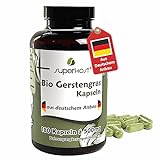 Superkost Bio Gerstengras Kapseln Hochdosiert 1500mg pro Tagesdosis 180...