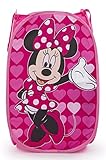 Disney Minnie Maus Herzen 80L Pop-up-Korb Wäsche oder Spielzeug
