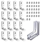 DMJJSD T-Nut Innenwinkel 16Stück 2020 M5 Eckverbinder mit 36 Schrauben...