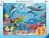 Ravensburger Kinderpuzzle - Unten im Meer - 30-48 Teile Rahmenpuzzle für...