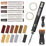 Herenear Laminat Reparaturset, Parkett Vinylboden Holz Fliesen Reparaturset...