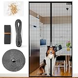 LUXUS Fliegengitter Tür Magnet,Glasfaser mit Starke...