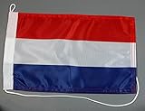 Bootsflagge Niederlande Holland 20 x 30 cm in Profiqualität Flagge...