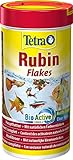 Tetra Rubin Flakes - Fischfutter in Flockenform mit natürlichen...