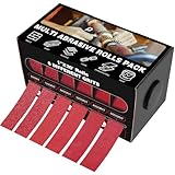 6 Rollen Schleifpapier Rolle, 25mm x 6 m Schleifleinen...