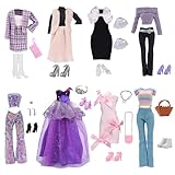 25 Puppen Kleidung und Zubehör, Kompatibel mit Barbie 1 Abendkleider 1...