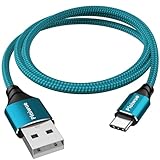 USB C Kabel 2 M 3.1A ladekabel USB C Nylon Schnellladung und...