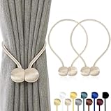 TopHomer 2 Stück Magnetische Vorhang Raffhalter, 10 Farben | Für...