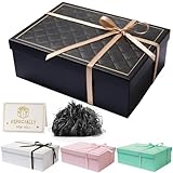 Geschenkbox mit Deckel 25 x 18 x 9 cm, Geschenkbox mit Schleifen,...