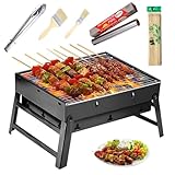 Camping Grill Tischgrill Holzkohle Mini Campinggrill Barbecue...