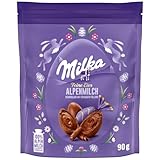 Milka Feine Eier Alpenmilch – Zartschmelzende Osterschokoladen-Eier aus...