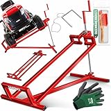 MASKO® XXL Rasentraktorheber 450 kg Hebevorrichtung Hebebühne...