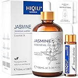 HIQILI Jasminöl 100ml, Naturreines Ätherisches Aromatherapieöl, 100%...