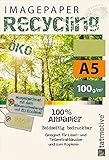 TATMOTIVE Imagepaper Recyclingpapier Öko 100g/qm A5, FSC zertifiziert,...