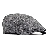 besbomig Schiebermütze Barret Flat Cap Schirmmütze für Herren Damen,...