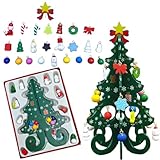 Mini Weihnachtsbaum aus Holz, DIY Set Weihnachtenbaum, Adventskalender...