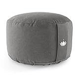 Lotuscrafts® Meditationskissen, Extra-hoch mit 20 cm Sitzhöhe, Yoga...