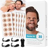 KutaKuta 60 PCS Magnetische Nasenpflaster, Anti-Schnarch Nose Strips...